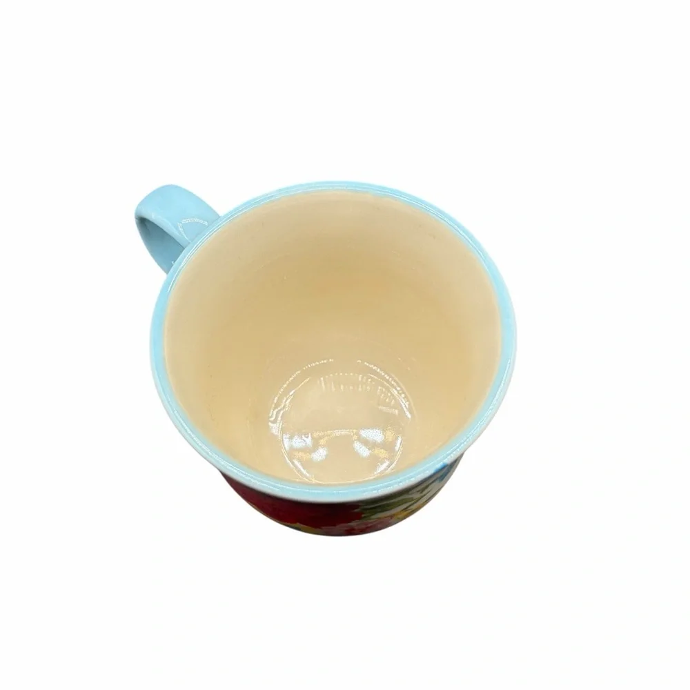 NWT PIONEER WOMAN FLORAL STONEWARE COFFEE MUG
